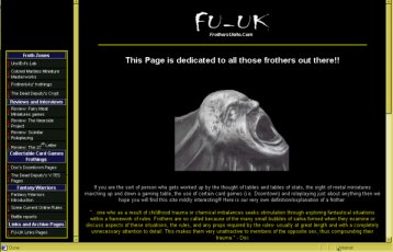 The Old Website
