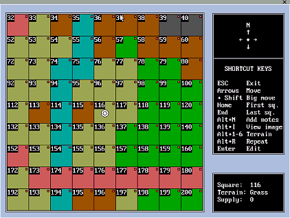 Defining the Terrain in Berthier