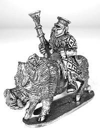 Ghost Mini's Dwarf Boar Rider (Blunderbus)