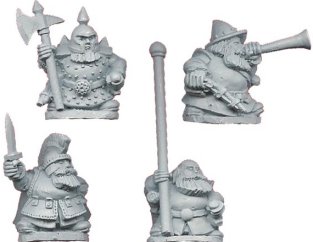 Dwarf Command figs from Crusdaer