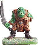 Plastic orc with sword